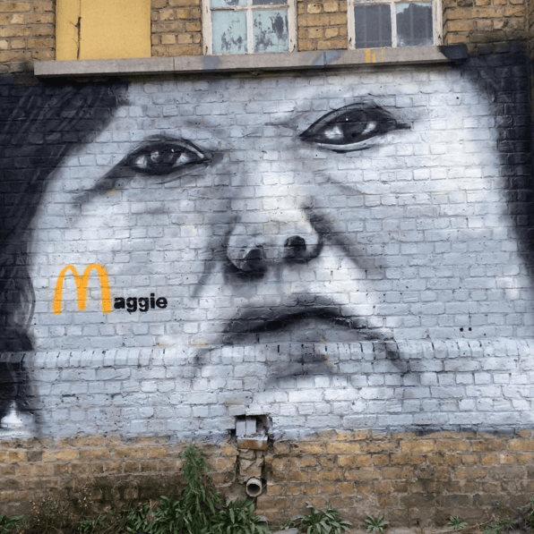 Un graffiti à l’effigie de Maggie De Block