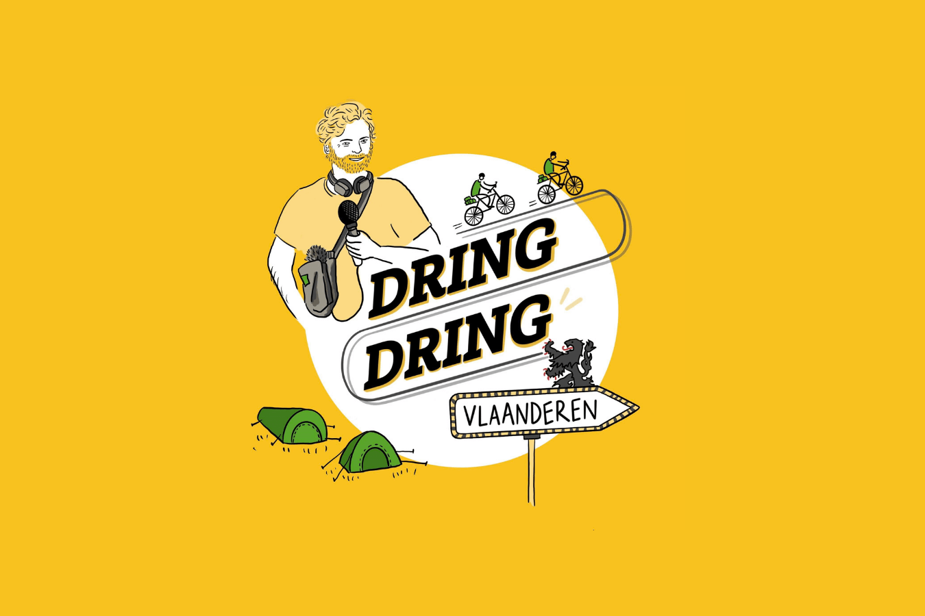 Dring Dring, le podcast de DaarDaar qui vous fait découvrir la Flandre à vélo