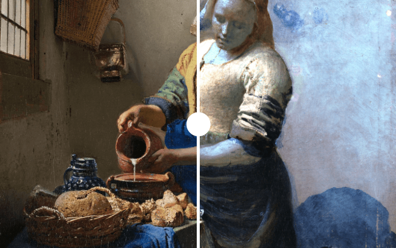 Les véritables couleurs des peintures de Vermeer révélées par l’Université d’Anvers