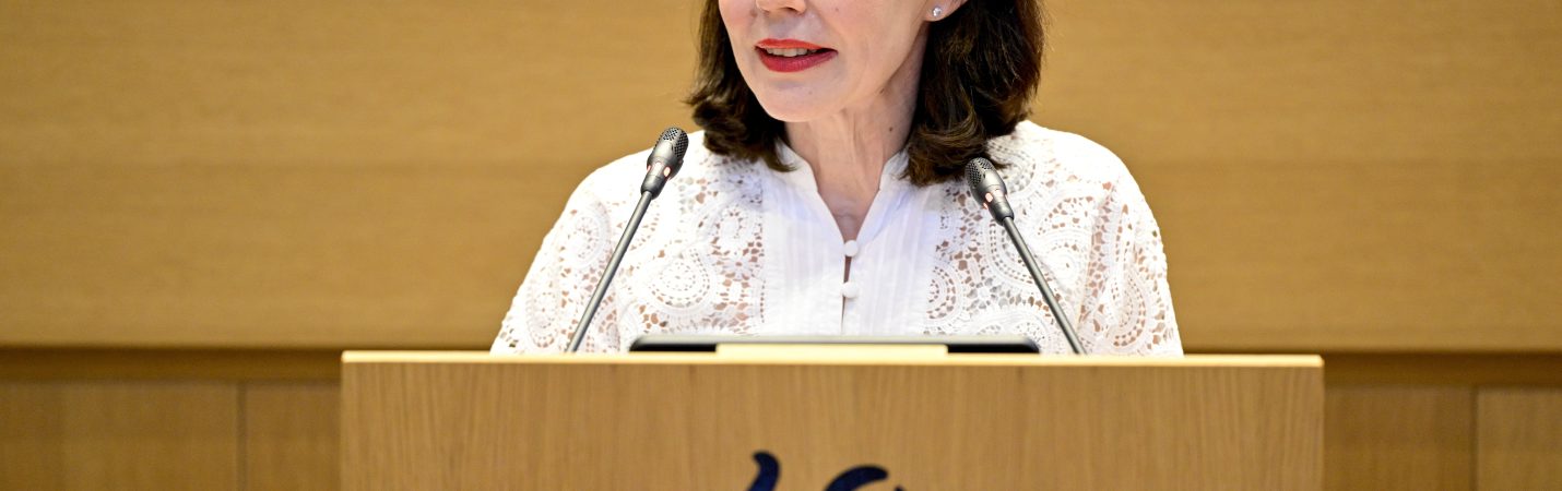ministre de l’Éducation de la Fédération Wallonie-Bruxelles, Valérie Glatigny,
