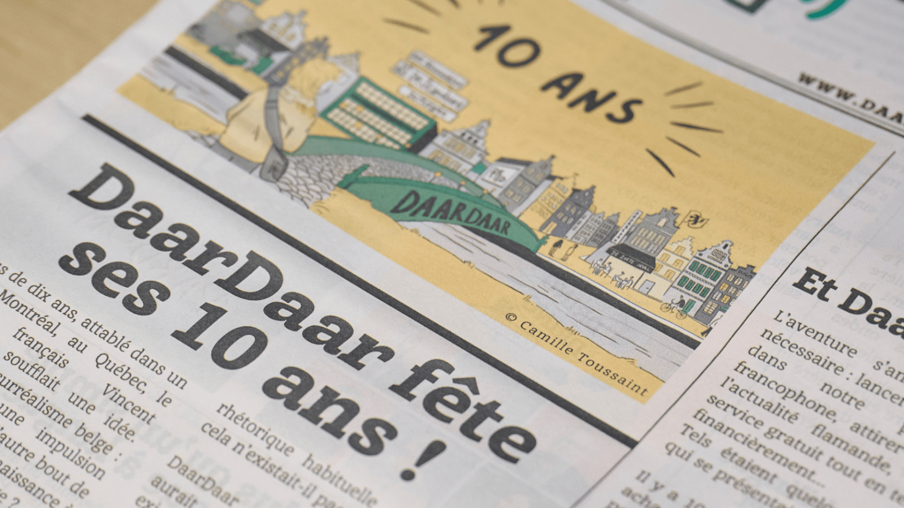 Le rapport d&rsquo;activités DaarDaar 2025 est sorti : dix ans à jeter des ponts vers la Flandre